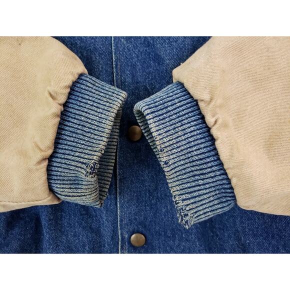 Three Rivers ~Men's L~ Authentic Denim Jacket/Bomber "Little Tots For BIG Boys" - Picture 10 of 16